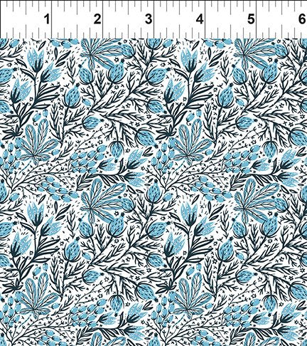 In The Beginning Fabrics Whimsy 11WMS-1 White