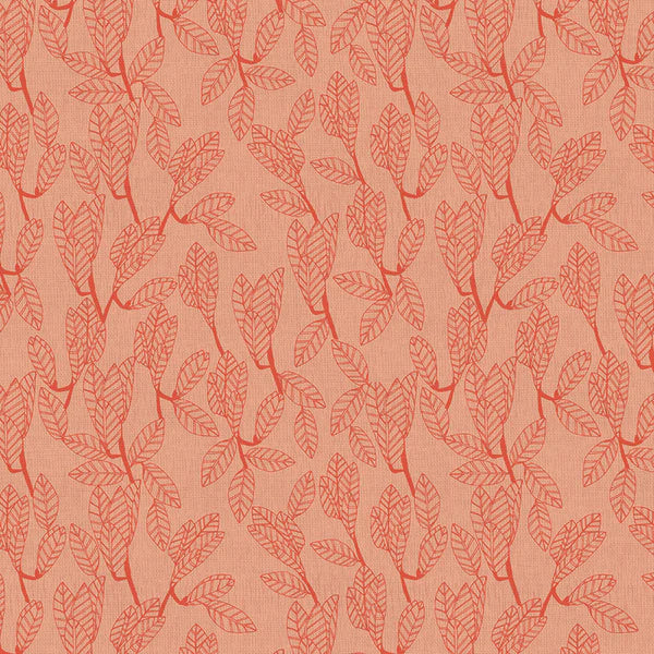 pbs fabrics A Walk In The Woods ~ Leaves, Pink 12023522