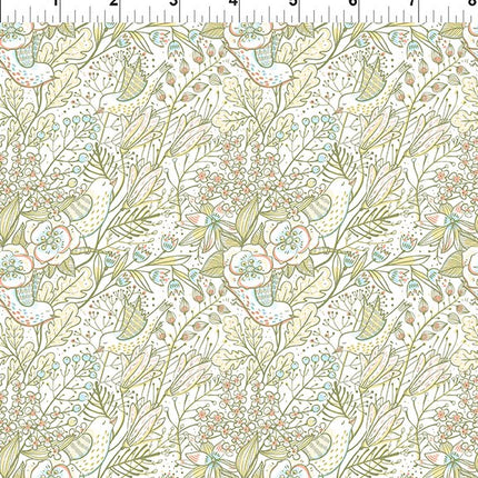 In The Beginning Fabrics Whimsy 16WMS-1 Cream 16