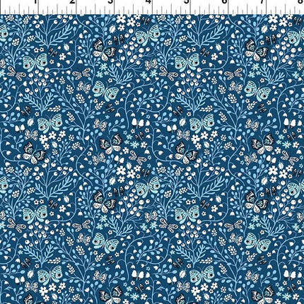 In The Beginning Fabrics Whimsy 7WMS-1 Blue