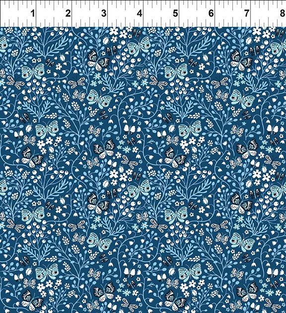 In The Beginning Fabrics Whimsy 7WMS-1 Blue