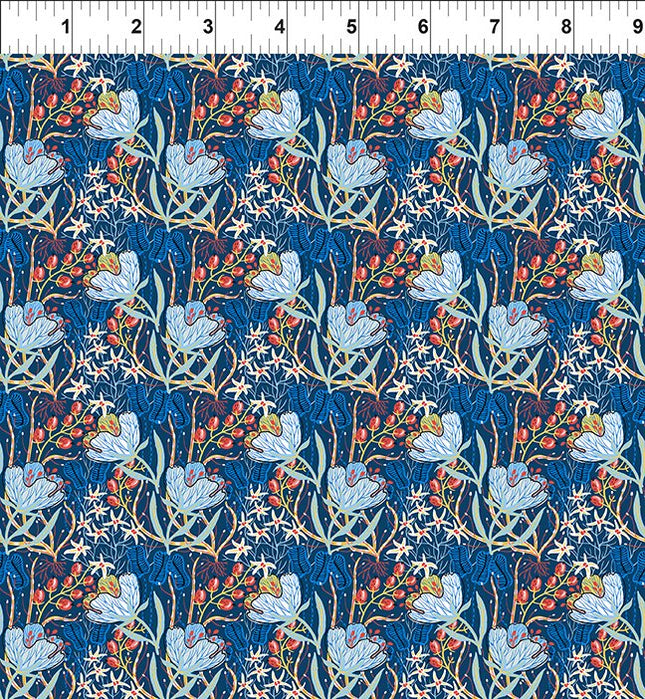 In The Beginning Fabrics Whimsy 8WMS-1 Blue 8