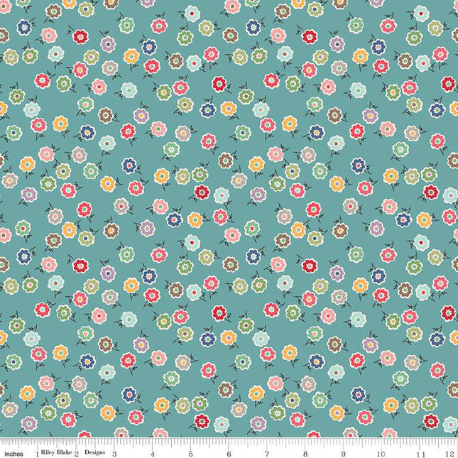 Riley Blake Bee Dots C14161-RAINDROP