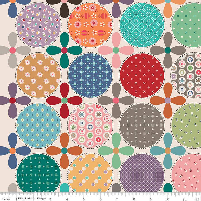 Riley Blake Bee Dots Home Decor Daisy Dots Multi HD14184-MULTI