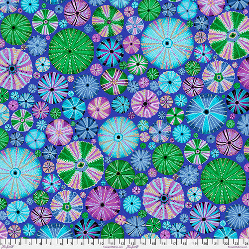 Kaffe Fassett Collective Fabrics Urchin -Blue PWPJ125.BLUE