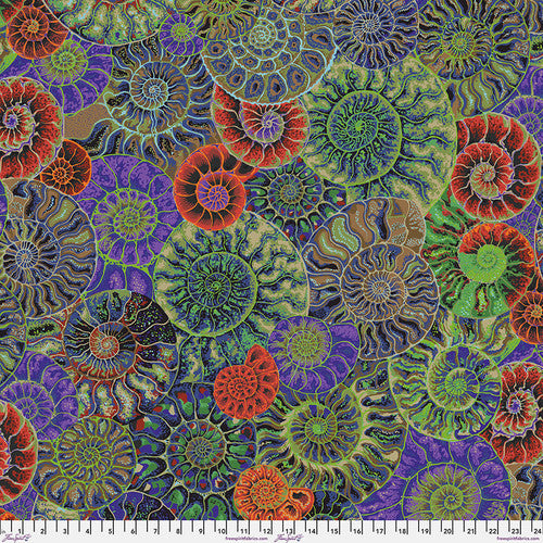 Kaffe Fassett Collective Fabrics Ammonites - Dark PWPJ128.DARK