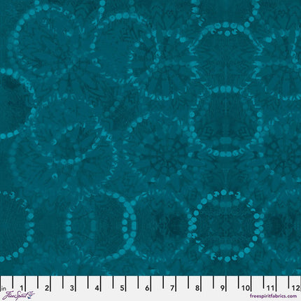 Free Spirit Textures 2 ~ Rings-Dark Teal PWSP094.DKTEAL