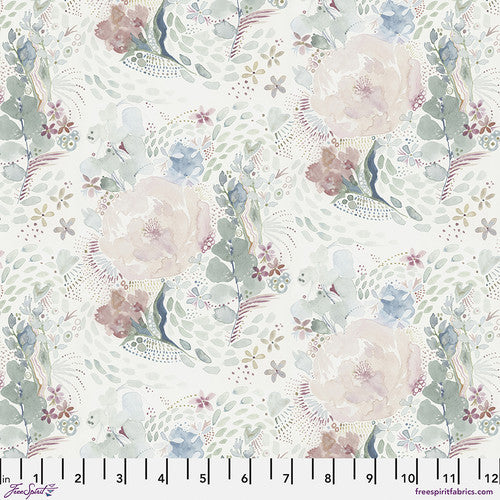 Free Spirit Brushstrokes Among Flowers - Multi PWSR087.MULTI