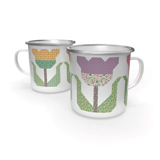 Riley Blake Lori Holt Piece & Plenty Enamel Tin Mug ST-39778