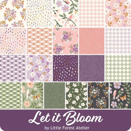 Riley Blake Let it Bloom 10" stacker, 42 pieces