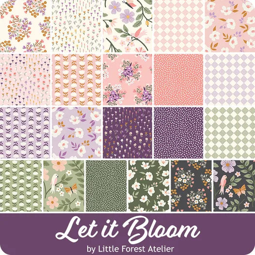 Riley Blake Let it Bloom 10" stacker, 42 pieces