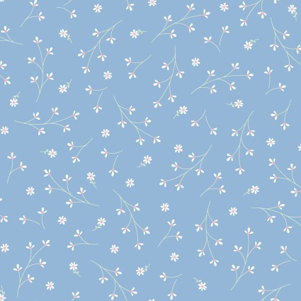 Maywood Studio Pretty Petals Blue MAS8260-B