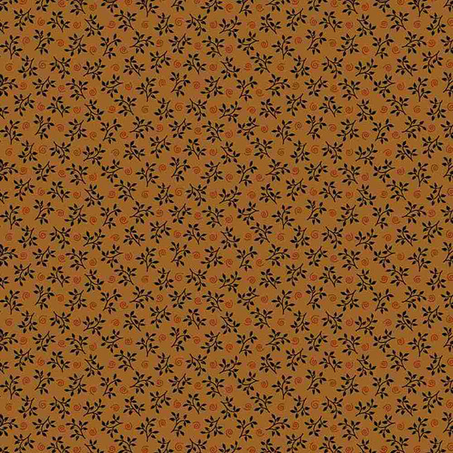 Marcus Fabrics Prairie Dry Goods Gold Leaves