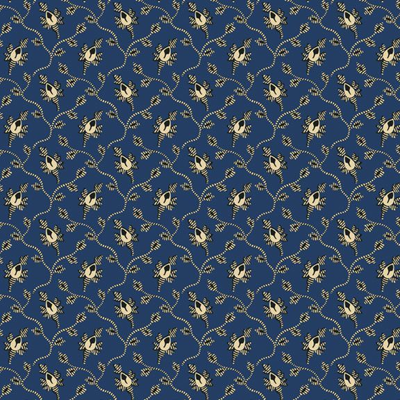 Marcus Fabrics Vintage Charm R330517 Blue